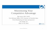Maximizing Your Competitive Advantage · Maximizing Your Competitive Advantage ... altered taste perception, sores, and varying degrees of pain, ... receiving high‐dose chemotherapy