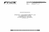 FRICK QUANTUM™ LX COMPRESSOR CONTROL .frick® quantum™ lx compressor control panel version 7.1x