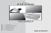 FO-4400 Operation Manual - Sharp USAfiles.sharpusa.com/Downloads/ForBusiness/DocumentSystems/Fax...FO-4400 OPERATION MANUAL FACSIMILE 1. Installation ... *Based on ITU-T Test Chart