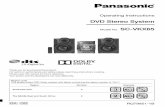 DVD Stereo System Model No SC-VKX65 - Panasonic · DVD Stereo System Model No. SC-VKX65 ... • Remove the battery if you do not use the remote ... This item incorporates copy protection