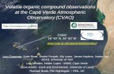 Cape Verde Atmospheric Observatory€¦ · at the Cape Verde Atmospheric Observatory (CVAO) Lucy ... INMG, Cape Verde Steve Arnold - Earth and Environment, University of ... CAM-Chem