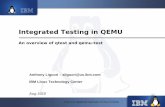Integrated Testing in QEMU - Kernel-based Virtual Machine · 2016-02-07 · How do we sustain growth? 1) Add more contributors Requires more reviewers Requires more maintainers 2)
