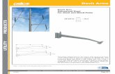 Davit Arm Galvanized Steel For Steel and Wood Poles · Davit Arm Galvanized Steel ... 40-340-3434 - fa: 40-340-343 UL PDUCS AP-1090-GLV fits 4” x 6” Hand Hole AP-1091-GLV fits