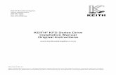 KEITH KFD Series Drive Installation Manual Original ... Manuals... · This manual explains procedures for installing the KEITH® KFD Series unloading ... the WALKING FLOOR® installation