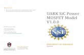 Who we are UARK SiC Power MOSFET Model V1.0 · Who we are We are the semiconductor device modeling group which is part of MSCAD laboratory at University of Arkansas, Fayetteville.