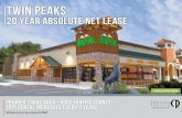 Twin Peaks - Capital Pacific · inveStment HigHligHtS Premier trade area with surrounding area retailers including Williams Sonoma, Talbots, Bank of America, Safeway, Starbucks, and