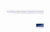 of the European Commission’s proposal for a of the European Commission’s proposal for a general data protection regulation for business Final report to the Information ... Table