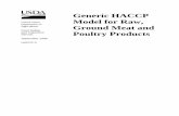 GENERIC HACCP MODEL 3 - Freeagrotheque.free.fr/haccp-3.pdf · attempting to develop HACCP plans for the company's products ... GENERIC HACCP MODEL ... The Hazard Analysis Critical