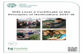 RBGE February 2017 - Royal Botanic Garden … learning course application form 21 RBGE February 2017 4 Introduction to the course The RHS Level 2 Certificate in the Principles of …