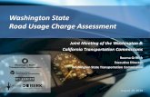 Washington State Road Usage Charge Assessment State Road Usage Charge Assessment ... What’s the difference between “planning” VS “doing” ? ... distances for basic services.