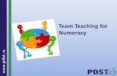 Team Teaching for Numeracy - PDST Team Teaching Slides.pdf · Team Teaching for Numeracy.. ie Overview of Day ... Co-Teaching Levels of ... on their learning in fractions Assessment