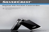 Digital HD Pocket Camcorder - Lidl Service .Digital HD Pocket Camcorder SCA 5.00 A1 1627143 TARGA