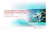 Input Offset Voltage (VOS) & Input Bias Current (IB - TI.com - Vos and Ib - MC... · Quiz: Input Offset Voltage (V OS) & Input Bias Current (I B) 1. Which amplifier would have the