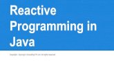 Java Programming in Reactive - Meetupfiles.meetup.com/3189882/Reactive Programming in Java for...Reactive Programming Reactive Programming Async facade - design pattern Asynchronous