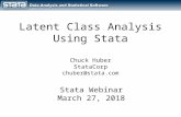 Latent Class AnalysisUsing Stata · Occasional drug use, ... (alcohol truant vandalism theft weapon