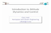 Introduction to Attitude Dynamics and Control - …cdhall/courses/aoe4140/intro2adcs.pdfIntroduction to Attitude Dynamics and Control ... • Every good dynamics course must begin