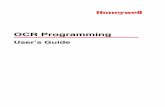 OCR Programming - SATO Argentina OCR Programming The following instructions are for programming your scanner for optical charac-ter recognition (OCR). We recommend that you select
