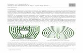 Mazes or Labyrinths - Labyrinthos Homepage Typology.pdf · Labyrinthos Archive 3 The Classical Labyrinth The archetypal classical labyrinth design consists of a single pathway that