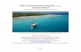 Cooks and Samoa Islands Compendium - Soggy Paws Cooks Samoas Compendium.pdf · Page 1 The Cook & Samoa Islands (and Niue) Compendium A Compilation of Guidebook References and Cruising