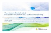 Vehicle Rebate Project - California Fuel Cell Partnership · Clean Vehicle Rebate Project and other Cash Incentives 6. ... federal poverty level ... – Data characterizing >163,000
