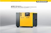 ASK Series Rotary Screw Compressors - …mavaindustrial.com/products_files/5/1.pdfOperating at low speed, KAESER’s airends are equip-ped with ﬂ ow-optimised rotors for superior