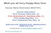 Wish you all Very Happy New Year - ME14 - Homemech14.weebly.com/uploads/6/1/...slides_spring2016.pdf · Wish you all Very Happy New Year ... BJT amplifier, load line, ... inverting,