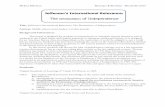 The Declaration of Independence - The Monticello … globalization ... Have students debate the usage of plagiarism in declarations of independence in a Socratic seminar. ... The Declaration