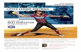 Cat Osterman - ll-production …...... and develops on-field ... for a nominal cost. LOW CHARTER FEES Little League charter ... through Little League for an average of about $6 per