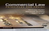 Commercial Law · Commercial Law This innovative textbook examines commercial law and the social and political context in which it develops. Topical examples, such as funding for