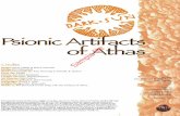 Psionic Artifacts of Athas - DriveThruRPG.comwatermark.drivethrurpg.com/pdf_previews/17208-sample.pdf · What's Contained Within Psionic Artifacts ofAthas covers three subjects—powerful