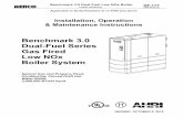 Benchmark 3.0 Dual-Fuel Series Gas Fired Low NOx ... - AERCOaerco.com/sites/default/files/document/document/... · The AERCO Benchmark 3.0 Dual-Fuel Boiler is a modulating unit. It