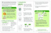 FOBT (Fecal Occult Blood Test) Instructions (Fecal Occult Blood Test) Instructions When caught early enough, colorectal cancer is curable in 9 out of 10 people. Since there are no
