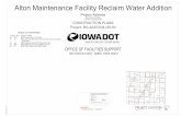 Alton Maintenance Facility Reclaim Water Addition · reclaim waste water piping ... 230v single phase; see spec. section 22 3000. 1. duplex sump pump p-1, hydromatic shef 100, ...