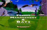 D a n i e l A . R . Ta y l o r · Weyerhaeuser Company; Dennis L. Krusac of the USDA-Forest Service; ... D a n i e l A . R . Ta y l o r. TABLE OF CONTENTS Habitat Needs of Bats ...