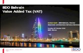 BDO Bahrain Value Added Tax (VAT) - bbbforum.orgbbbforum.org/.../uploads/2016/10/BDO-VAT-Seminar-Oct-2016-BBBF.pdf · 6/16/2016 · BDO Bahrain Value Added Tax (VAT) ... • Special