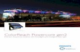 ColorReach Powercore gen2 - Philips Color Kinetics · 2 ColorReach Powercore gen2 Product Guide ColorReach Powercore gen2 Premium long-throw exterior LED floodlight with intelligent
