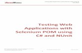 Testing Web Applications with Selenium POM using C# and … · INTRODUCTION 1.1 What is Selenium? Selenium is an open source suite that is used for web applications test automation.