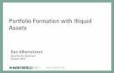 Portfolio Formation with Illiquid Assets - Northfield · Portfolio Formation with Illiquid Assets ... these asset owners formally ignore the volatility and ... methods taken together