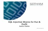 SQL Injection for Fun & Profit - Black Hat Microsoft Source Code Analyzer for SQL Injection ... SQL Injection for Fun & Profit.ppt