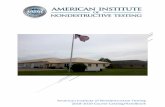 aMERICAN iNSTITUTE OF nONDestructive testing · Radiographic Testing (RT) Level I & Level II Online Courses ... receives a complete set of ASNT Personal Training Publication Student