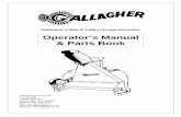 Operator’s Manual & Parts Book - giltrapag.co.nz · Gallagher Forage Harvester Parts & Operation Manual Gallagher Manual Rev08_06.doc Page 3 Table of Contents INTRODUCTION .....4