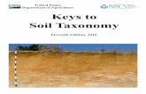 United States Department of Agriculture Keys to Soil … · 2011-06-08 · United States Department of Agriculture Keys to Soil Taxonomy Eleventh Edition, ... been described and used