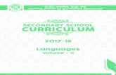 Curriculum Secondary Curriculum 2016-17 · Secondary Curriculum 2016-17 Volume ... seriousness of students towards preparing notes for the topics being taught in ... Huroof Al-Nawaasib