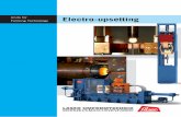 Units for Forming Technology Electro-usetting · 2 LASCO Electro-upsetting LASCO solutions ... a servo drive and programmable ... A stabilizer with two finish-forged
