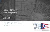 Infant Mortality - cradlecincinnati.org · All infants > 7 d NICU stay in high risk Care Mgmt . 7. ... State Innovation Model Implementation ... • In the context of public health