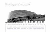 UNDERGRADUATE INFORMATION ANUAL · Please consult the current academic year Northeastern University Undergraduate Catalog, ... RNC-NIC, FAAN, is the Dean of ... 123 Behrakis, (617)