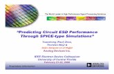 “Predicting Circuit ESD Performance Through SPICE-type ...ewh.ieee.org/r3/orlando/2008/ICCS2008/Jean_Jacques_Hajjar_ED... · 2 —Analog Devices Proprietary Information— ESD high