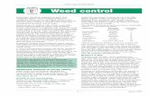 Grain Legume Handbook Weed control - Home - GRDC Legume Handbook 5 : 1 Update 2008 Weed control Herbicides should be regarded as part of an integrated weed control strategy within