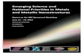 EmergingScienceand National(Priorities(in(Metals( …€¦ · EmergingScienceand National(Priorities(in(Metals(and(Metallic(Nanostructures ( ... phase transformations, the structures