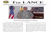 Liberty Battalion Army ROTC Newsletter, Spring 2006 … · Liberty Battalion Army ROTC Newsletter, ... knows the colonel knows about his passion for ... craft of the US Army’s senior